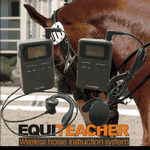 equiteacher instructiesysteem voor de paardensport oortje headset